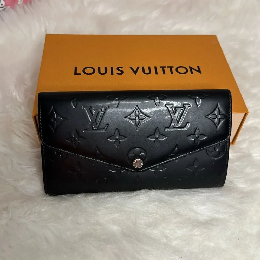 💯Authentic Louis Vuitton Vernis Impriente Long Wallet🍀